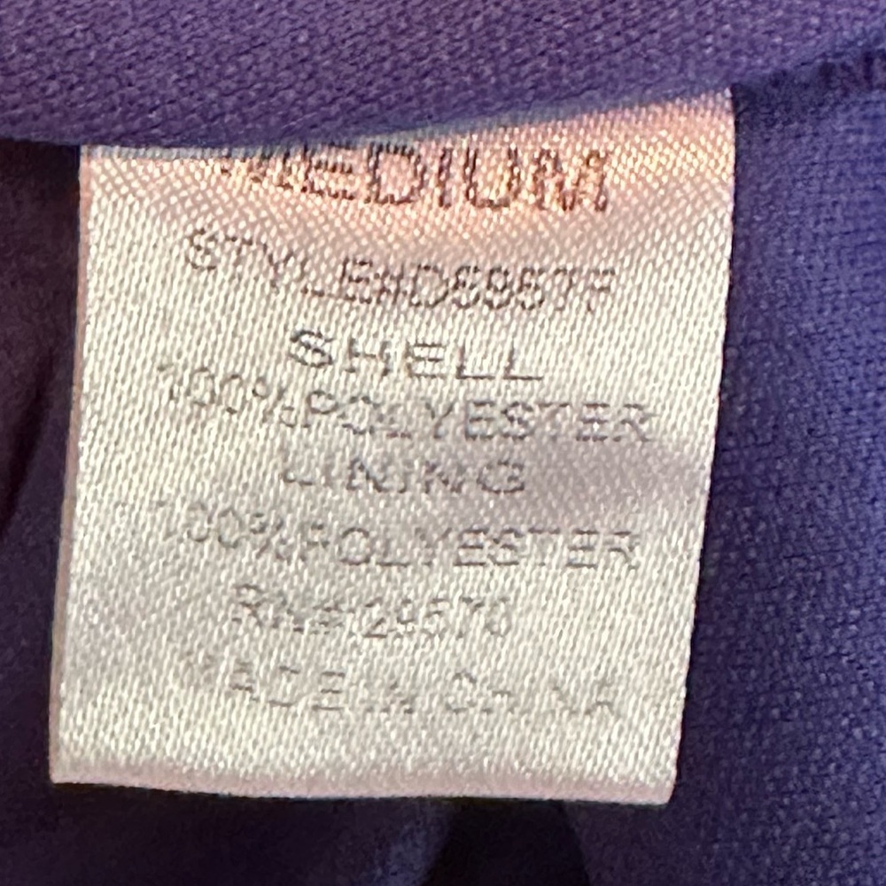 Francesca’s electric blue v-neck button front three quarter sleeve dress - Picture 12 of 12